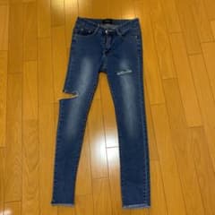 ダメージデニム スキニー  クラッシュデニムのサムネイル