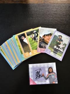 LPGAトレーディングカードセット サイン入り　パラレル　シリアルナンバー入りのサムネイル