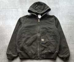 カーハート アクティブジャケット J130 MOS モス Mサイズ サイズ感 