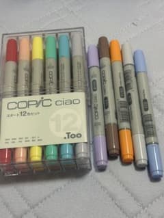Copic ciao スタート12色➕5本セットのサムネイル
