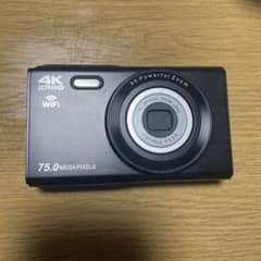 Bluemake コンパクトデジタルカメラ 75MP 4Kのサムネイル