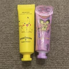 포켓몬 핸드 크림 2개 세트(피카츄·피츄)