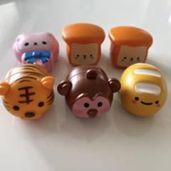 プルバックカーミニカー キャラクター マスコット まとめ売り6個