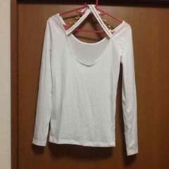 【38】新品✳︎ギャル系セクシートップス★ホワイトのサムネイル