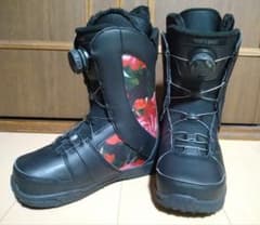 極美品★RIDEライドスノーボードブーツSAGE23.0cm(BOA花柄おしゃれ 極美品☆RIDEライドスノーボードブーツSAGE23.0cm(BOA花柄おしゃれ