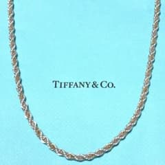 美品】76cmティファニー ツイストロープコンビネックレス 14K/925 