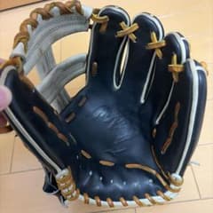 MIZUNO 硬式用 グローブ ブラック ホワイトのサムネイル