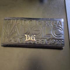 DOLCE&GABBANA ロゴエンボス 長財布 ブラック　ジャンク品のサムネイル