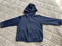 UNIQLO BABY フルジップパーカー ネイビー 100cmのサムネイル