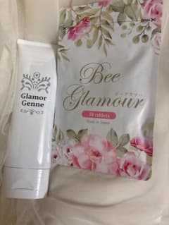 最終値下げ！未使用未開封BeeGlamour30粒 1袋 ＋グラマジェンヌセットのサムネイル