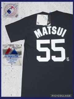 ✅️ デット majestic ヤンキース #55 松井秀喜 Tシャツ MLB ✅️ デット majestic ヤンキース #55 松井秀喜 Tシャツ MLB - メルカリ