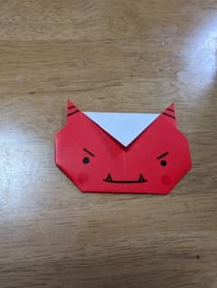 折り紙　節分　おにのサムネイル
