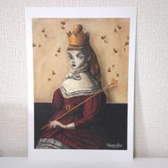 金子 國義、王女に扮したアリス、厳選、希少画集・額装画、ファンタジー 金子 國義、王女に扮したアリス、厳選、希少画集・額装画