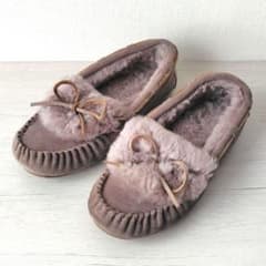 EMU Australia【25cm】Amity Cuff ファーモカシン - メルカリ