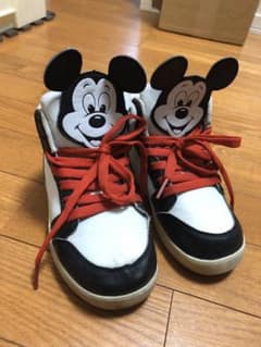 Disney ミッキー ハイカットスニーカー 17センチのサムネイル