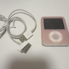 Apple iPod nano 本体 ピンクのカバー ケーブル付き m*r様 Apple iPod nano 本体 ピンクのカバー ケーブル付き - メルカリ