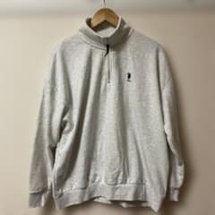 U.S.POLO ASSN ハーフジップ　グレーのサムネイル