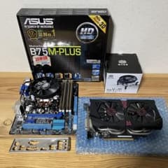 マザーボード、CPU、CPUクーラー、グラボ、メモリ 5点セット - メルカリ
