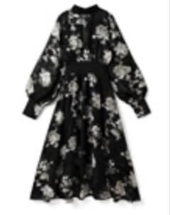 花柄シフォンワンピースのサムネイル
