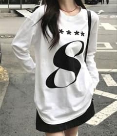 長袖Tシャツ ホワイトのサムネイル