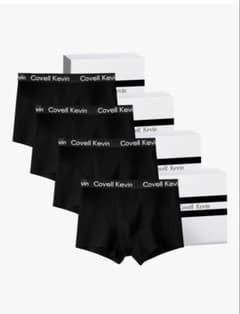 【新品未使用】Covell Kevin ボクサーパンツ 4枚セット ブラックのサムネイル