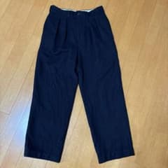 FILSON ウールパンツ W29 日本製 ネイビー ツータック スラックス