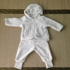 H&M 白色モコモコ上下セットのサムネイル