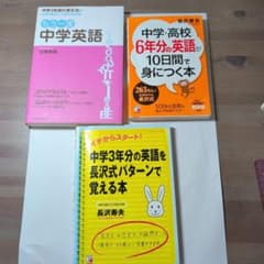 中学英語 参考書 3冊セットのサムネイル