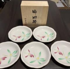 未使用】香蘭社 金彩 プレート 銘々皿 5枚セット - メルカリ