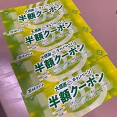愉快リゾート　半額券のサムネイル