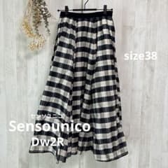 Sensounico】センソユニコ Dw2R シアーチェックスカート 38 - メルカリ