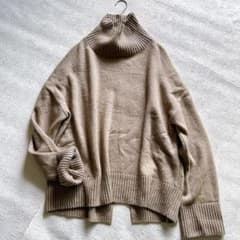 23AW　完売 ウィムガゼット ウールタートルニットセーター　カシミヤ混　F