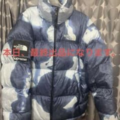 Supreme Denim Print Nuptse Jacket Indigoのサムネイル