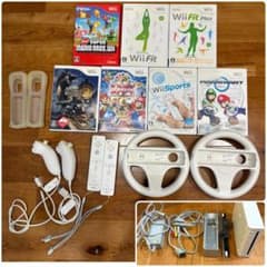 【 セット 】ウィー Wii本体 / ソフト２点 / Wiiハンドル 1点 楽天市場】wii ソフト セットの通販