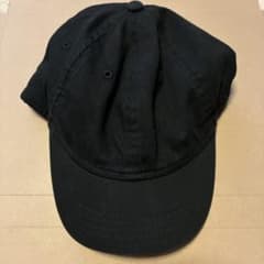 NEW ERA 無地 ブラック 6パネル キャップ ニューエラ 帽子 古着のサムネイル