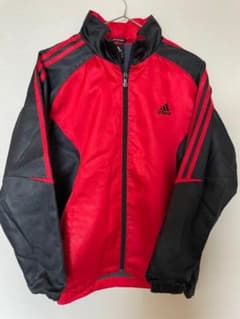 adidas CLIMAPROOF 저지 설정 블랙 레드