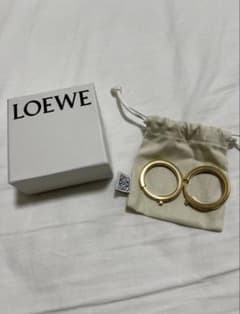 LOEWE ゴールド キーリング 2個セットのサムネイル