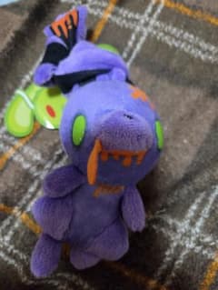 美品・タグ付】チャックスGP 汎用うさぎ ホラートーン ぬいぐるみ 紫