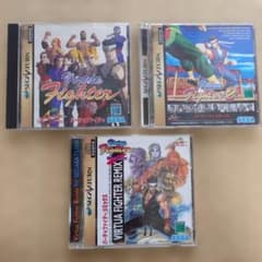 セガサターン バーチャファイター シリーズ 3本セットのサムネイル