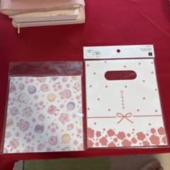 デザインペーパー 桜巡りスイーツ柄 ＆ オーバルバッグのサムネイル