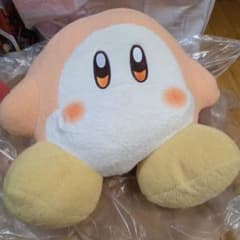 【新品・タグ付き】星のカービィ 羊毛フェルト風超BIGぬいぐるみ(ワドルディ)