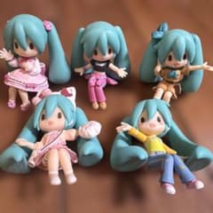 初音ミク 可動フィギュア 5体セットのサムネイル