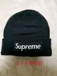 Supreme シュプリーム ニット帽　ビーニーブラックFW21のサムネイル
