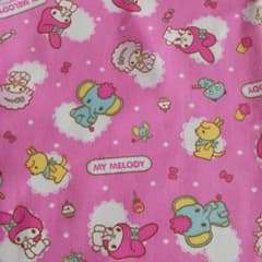 MY MELODY はぎれ ピンク サンリオ 生地のサムネイル