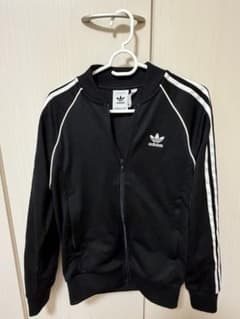 adidas トレフォイル ジャージ ジャケット ブラックのサムネイル