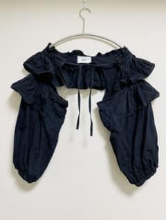 papier フリル付き　つけ襟、袖のサムネイル