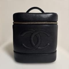 CHANEL キャビアスキン バニティバッグ ブラックのサムネイル