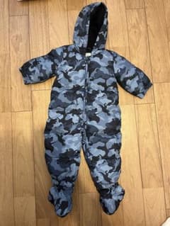 【美品】BABY GAP 恐竜柄 ダウンカバーオール 80cmのサムネイル