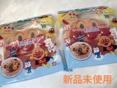 【新品未使用】アンパンマン フェイスランチ皿 2個セットのサムネイル
