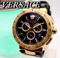 専用 美品 VERSACE クロノグラフ デイト ラウンド メンズ腕時計 719のサムネイル